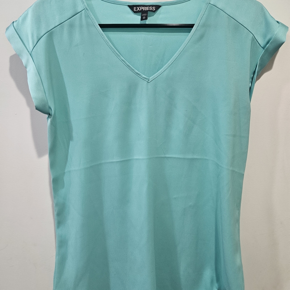 Express Women's Turquoise Blouse